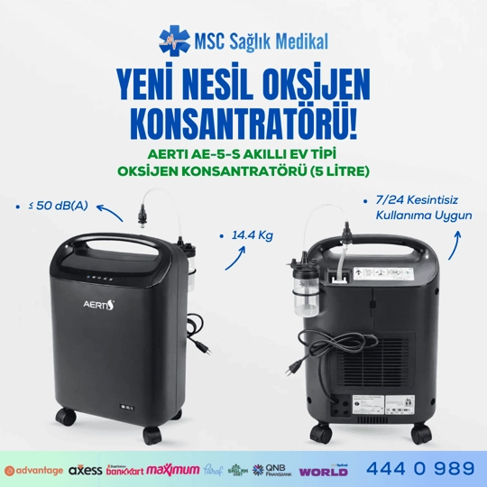 Oksijen konsantirator cihazlari msc medi 816f